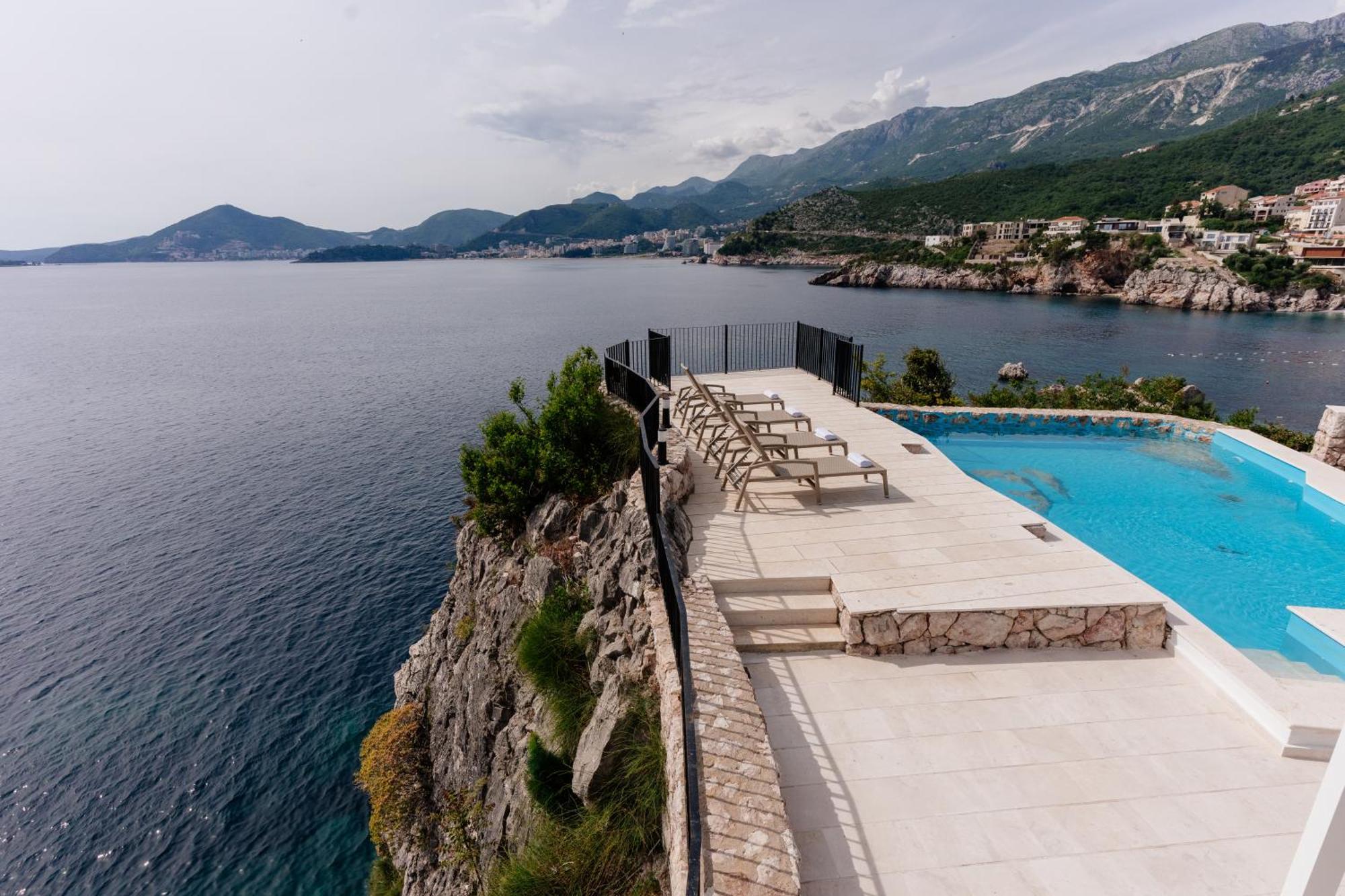 Blanche Cliff Apartments Sveti Stefan Exteriér fotografie