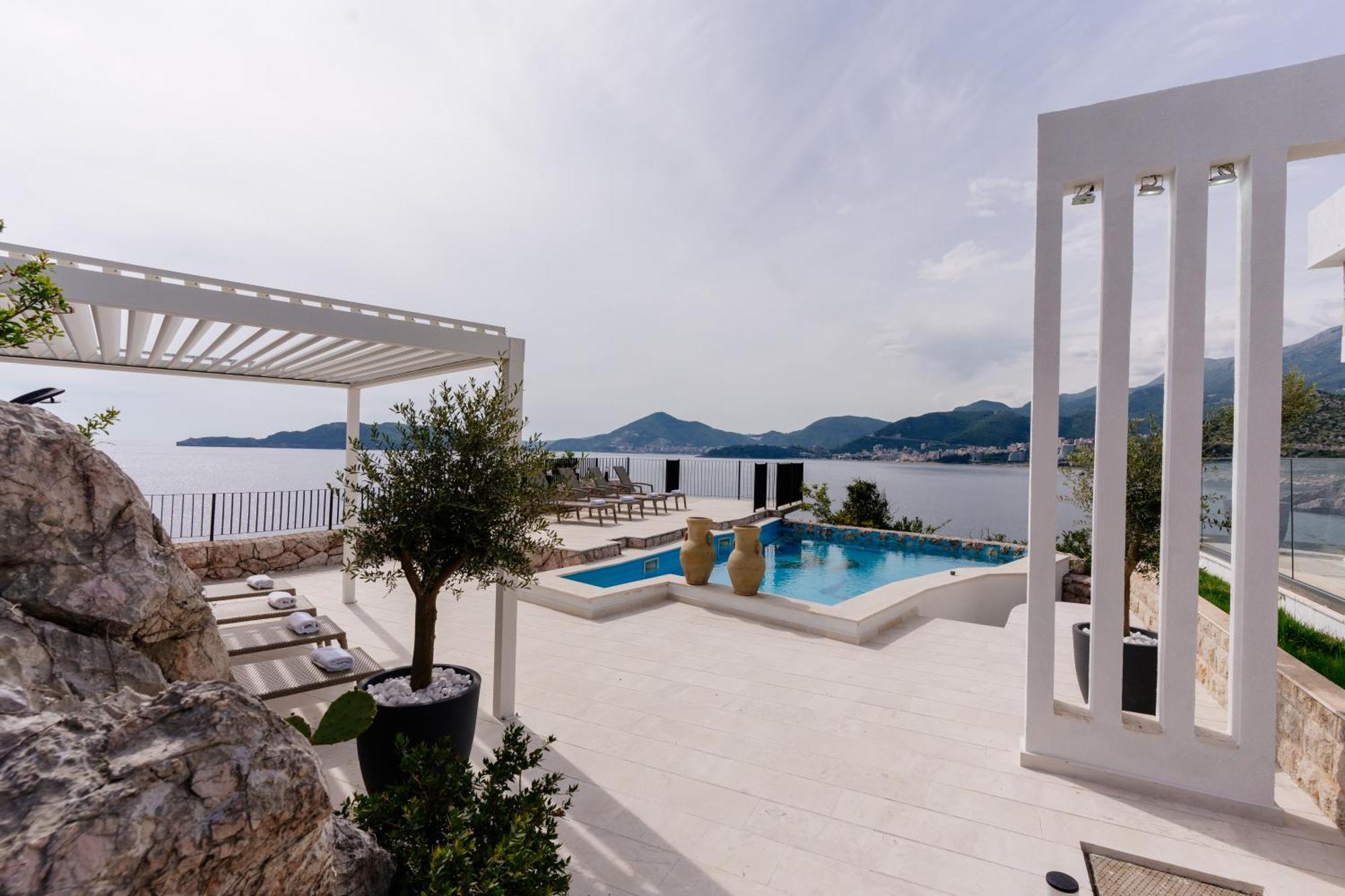 Blanche Cliff Apartments Sveti Stefan Exteriér fotografie