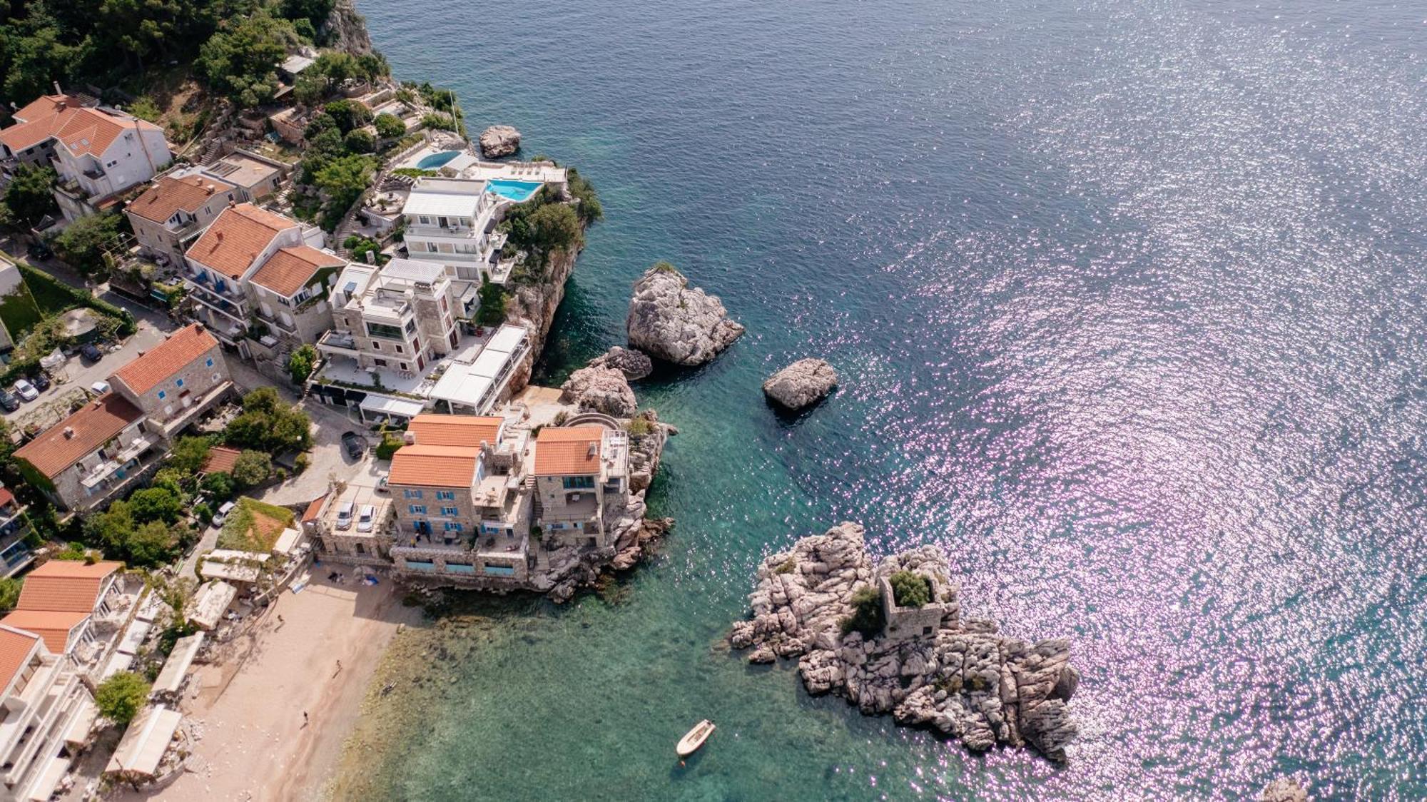 Blanche Cliff Apartments Sveti Stefan Exteriér fotografie