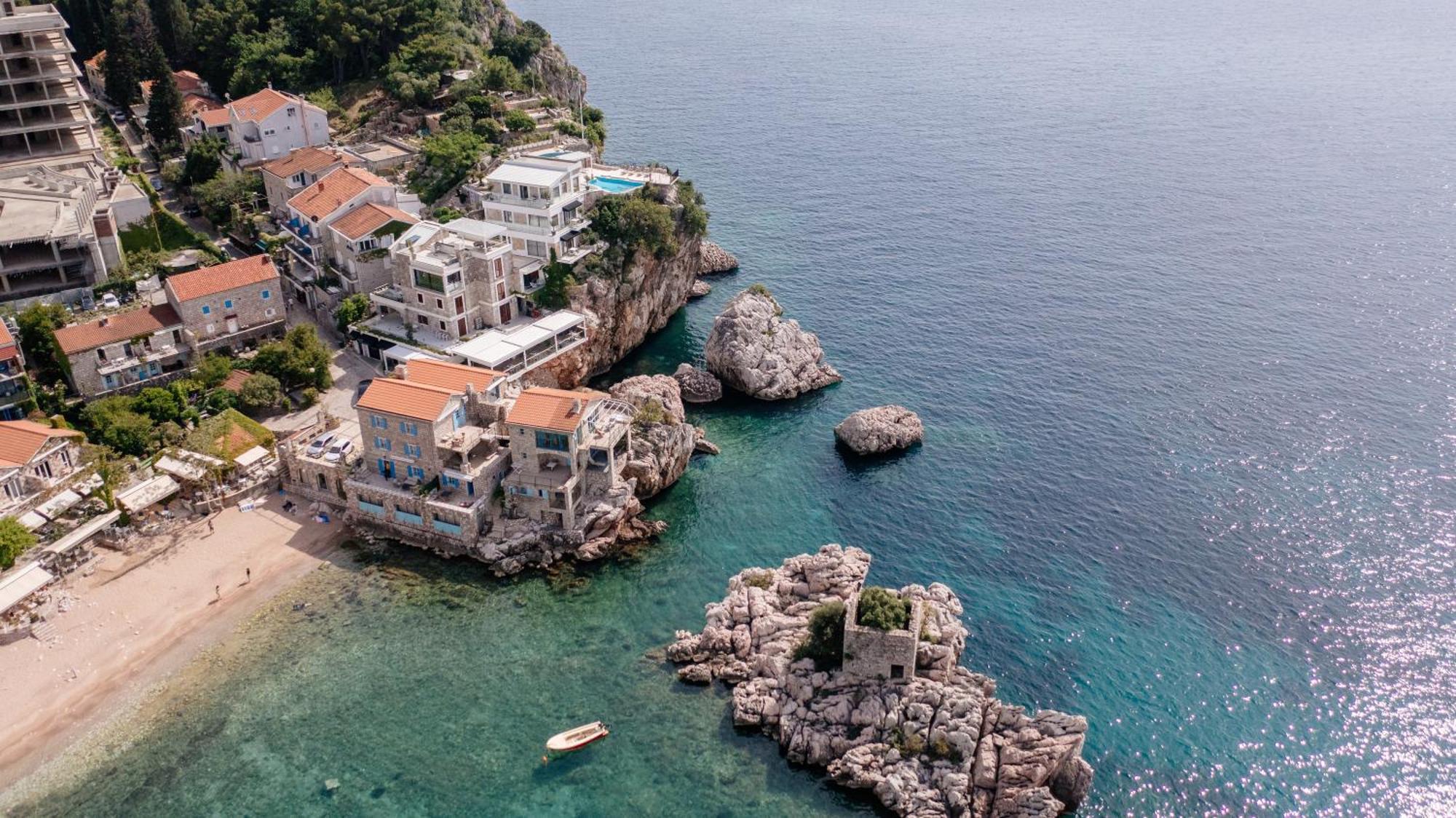 Blanche Cliff Apartments Sveti Stefan Exteriér fotografie