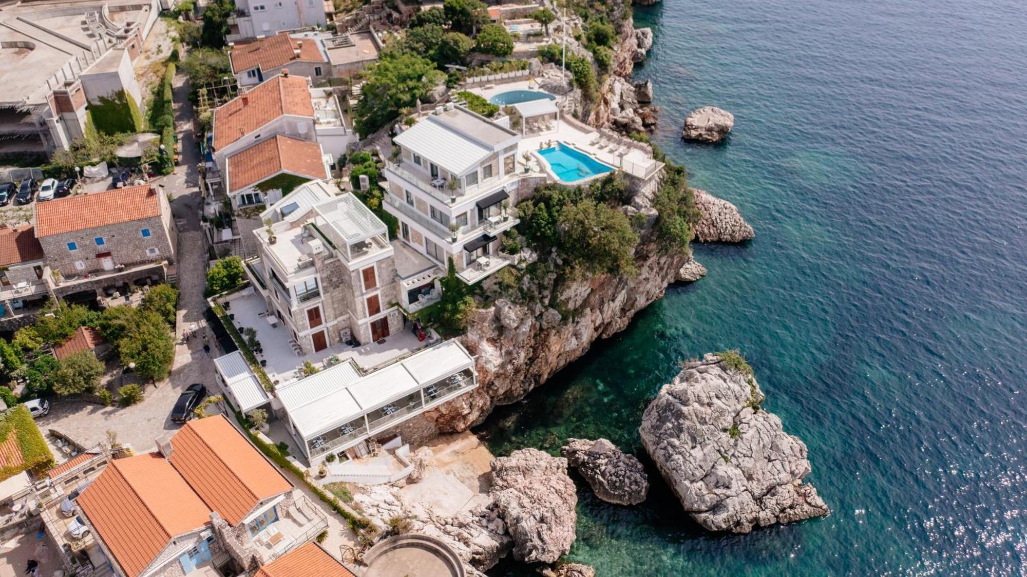 Blanche Cliff Apartments Sveti Stefan Exteriér fotografie