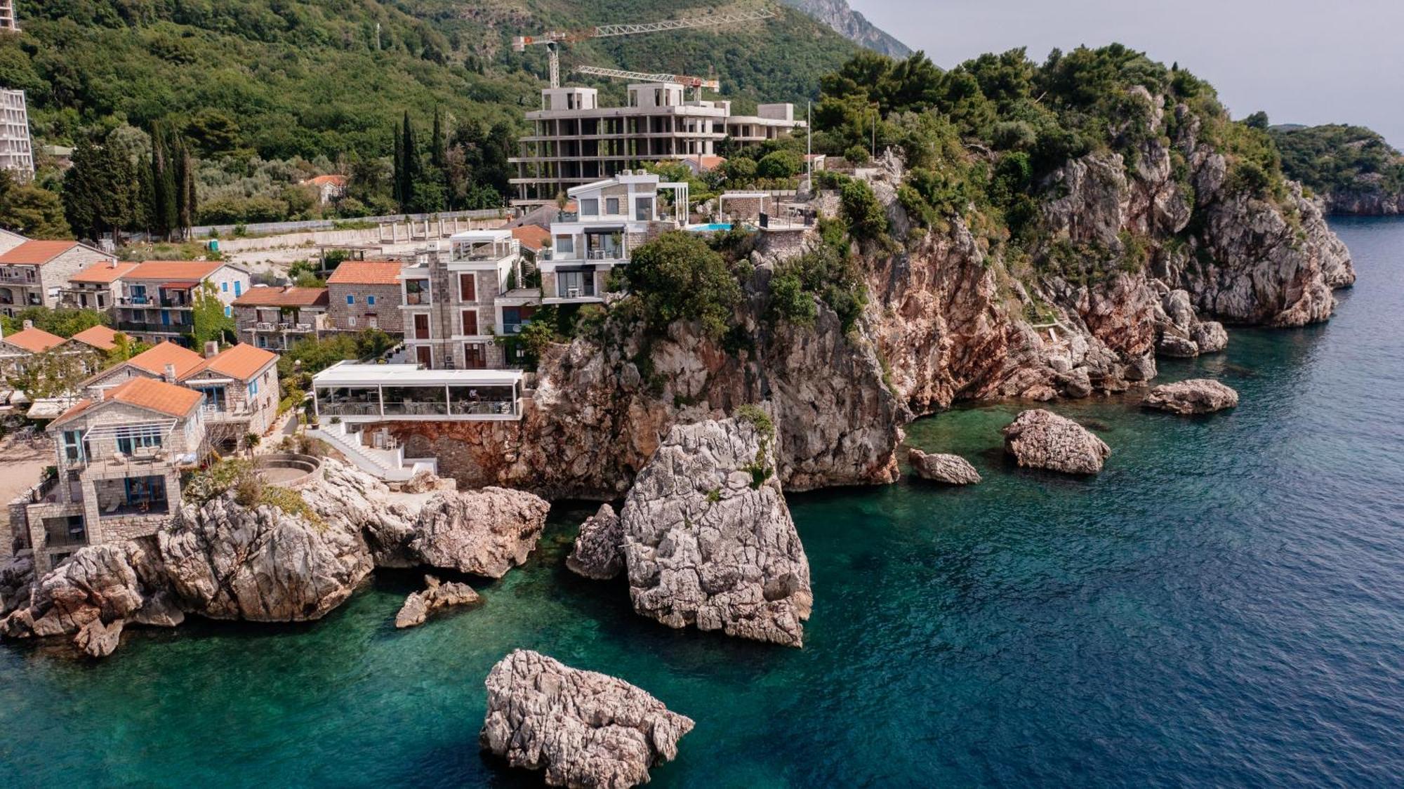 Blanche Cliff Apartments Sveti Stefan Exteriér fotografie