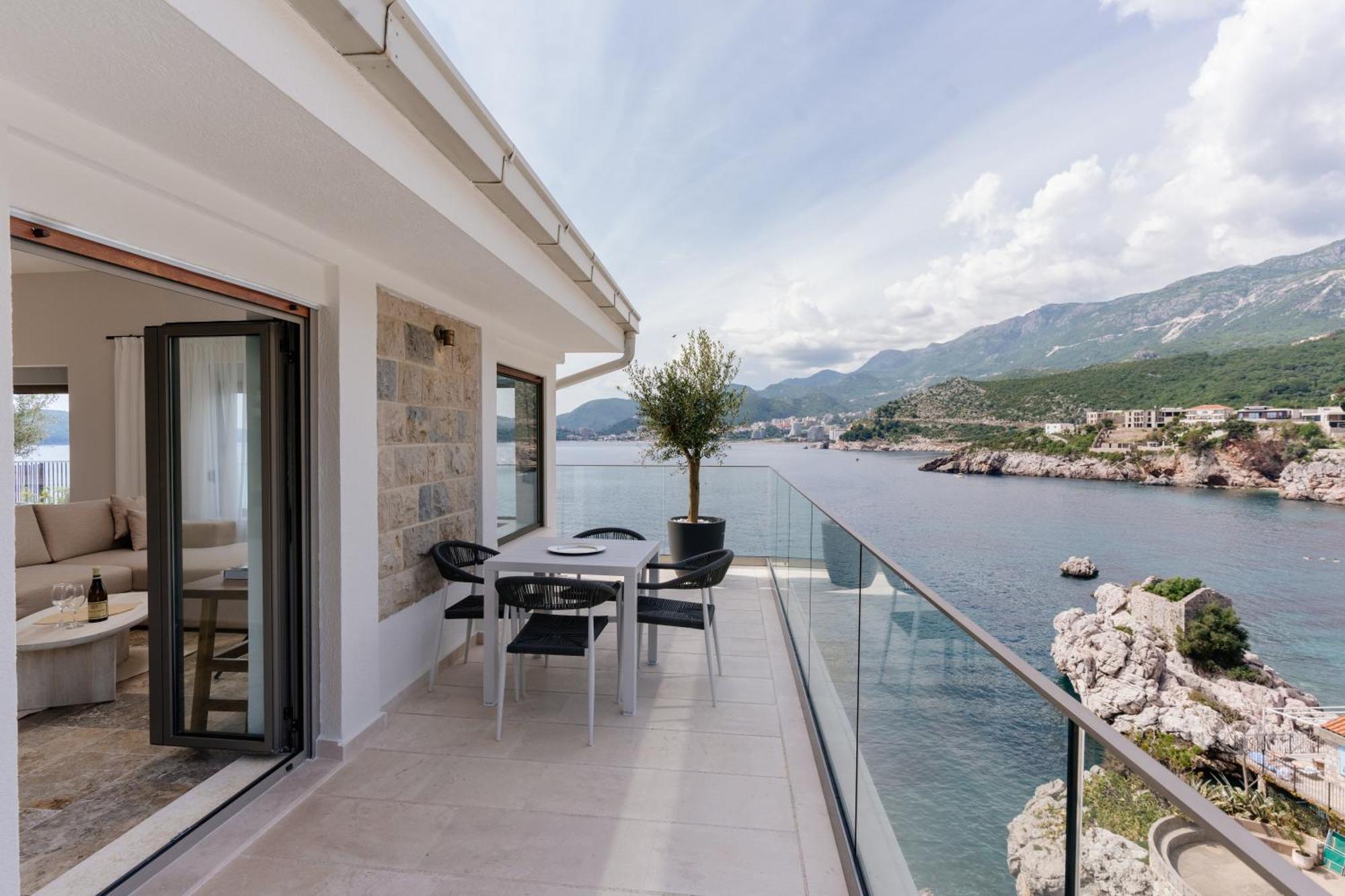 Blanche Cliff Apartments Sveti Stefan Exteriér fotografie