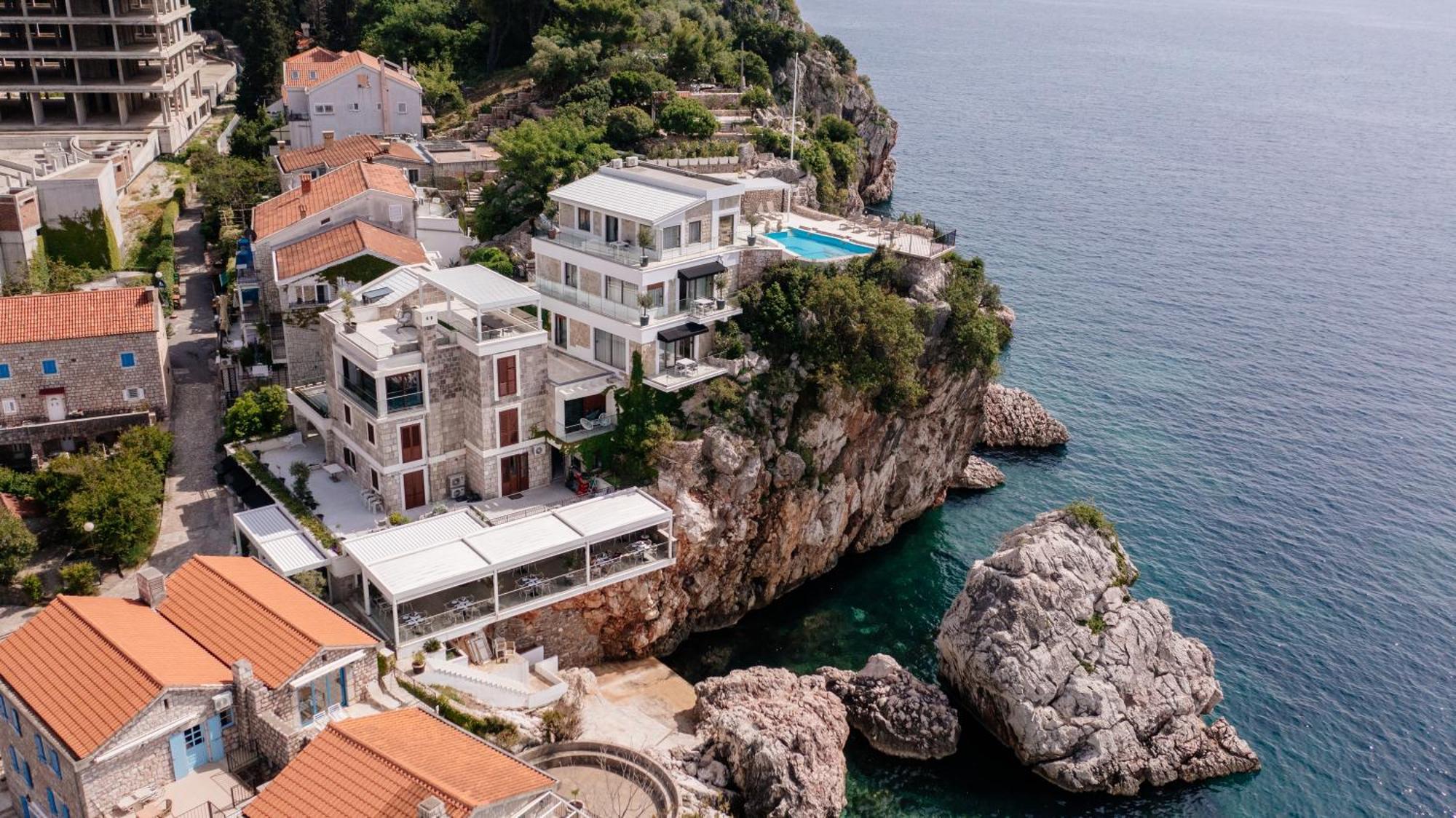 Blanche Cliff Apartments Sveti Stefan Exteriér fotografie