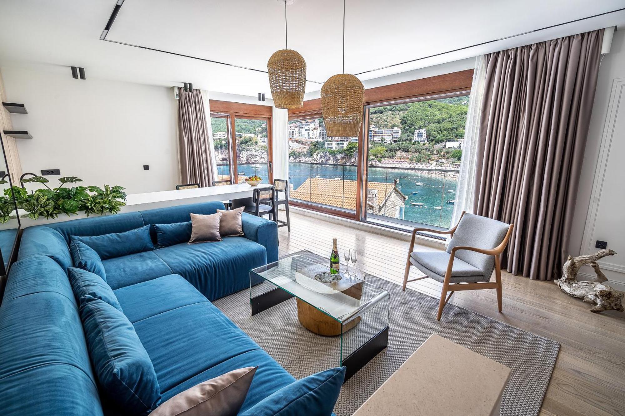Blanche Cliff Apartments Sveti Stefan Exteriér fotografie