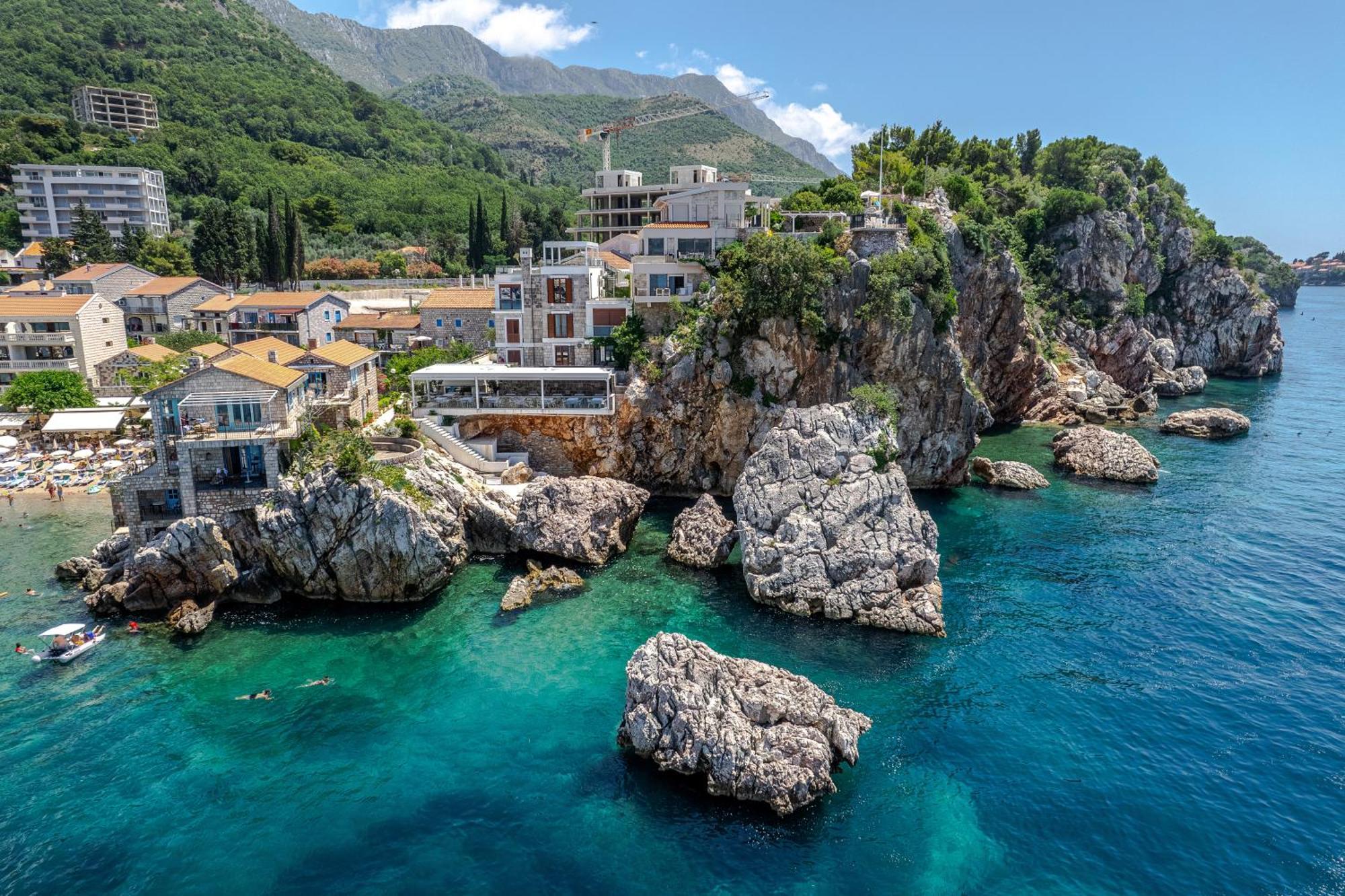 Blanche Cliff Apartments Sveti Stefan Exteriér fotografie